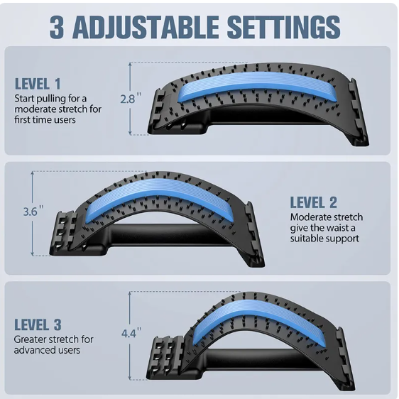 SpineSooth pro back stretcher